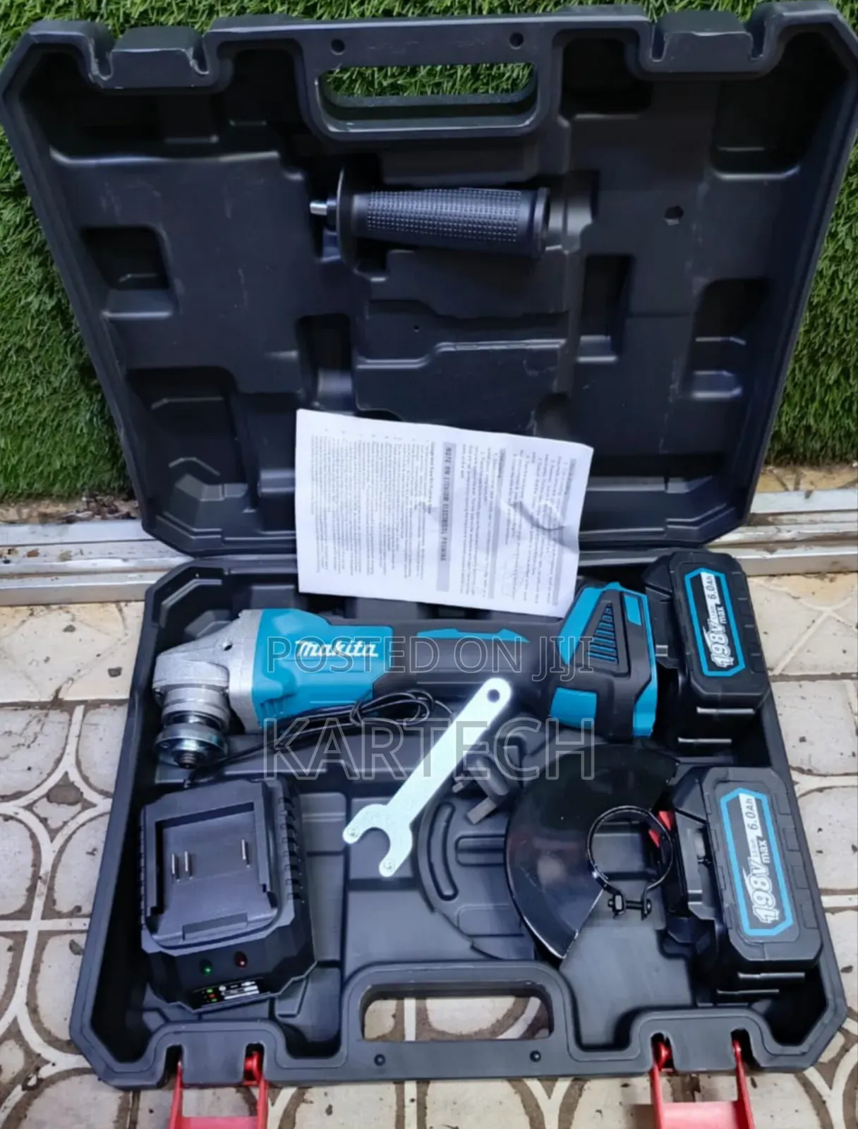 Makita Cordless Angle Grinder With 2 Batteries