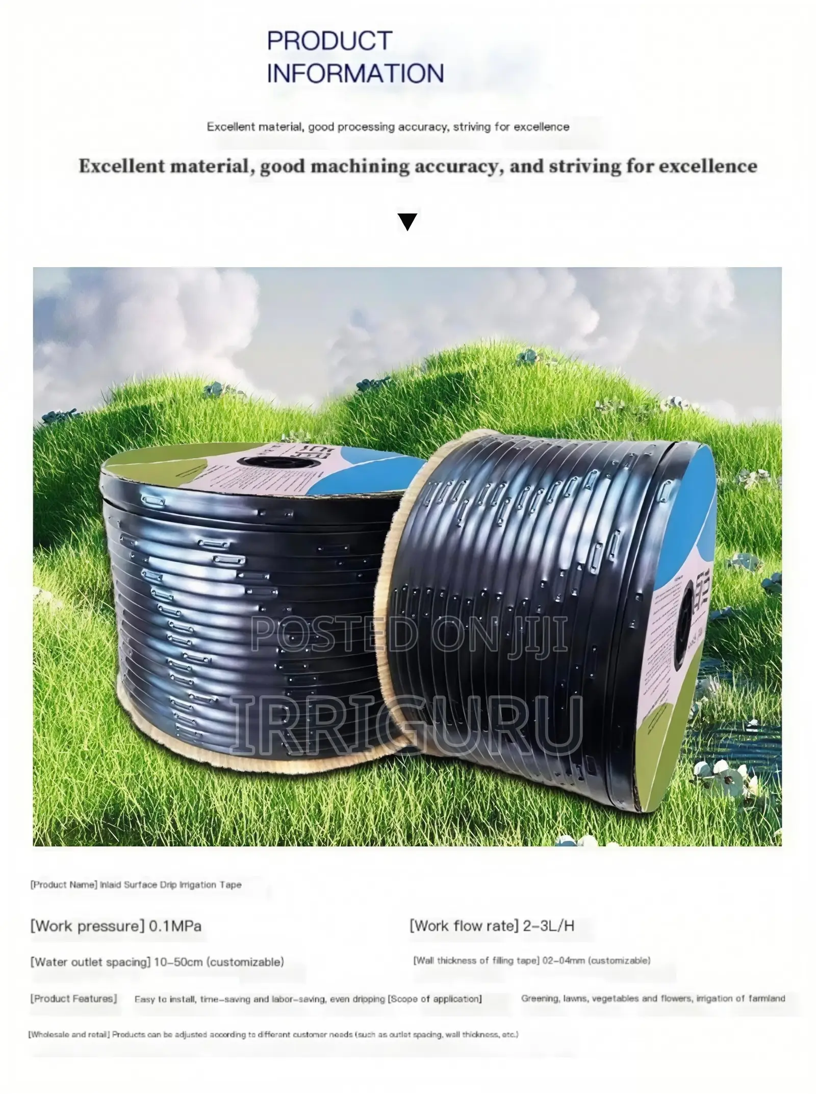 Agricultural Drip Irrigation Beltagricultural Irrigation Pip