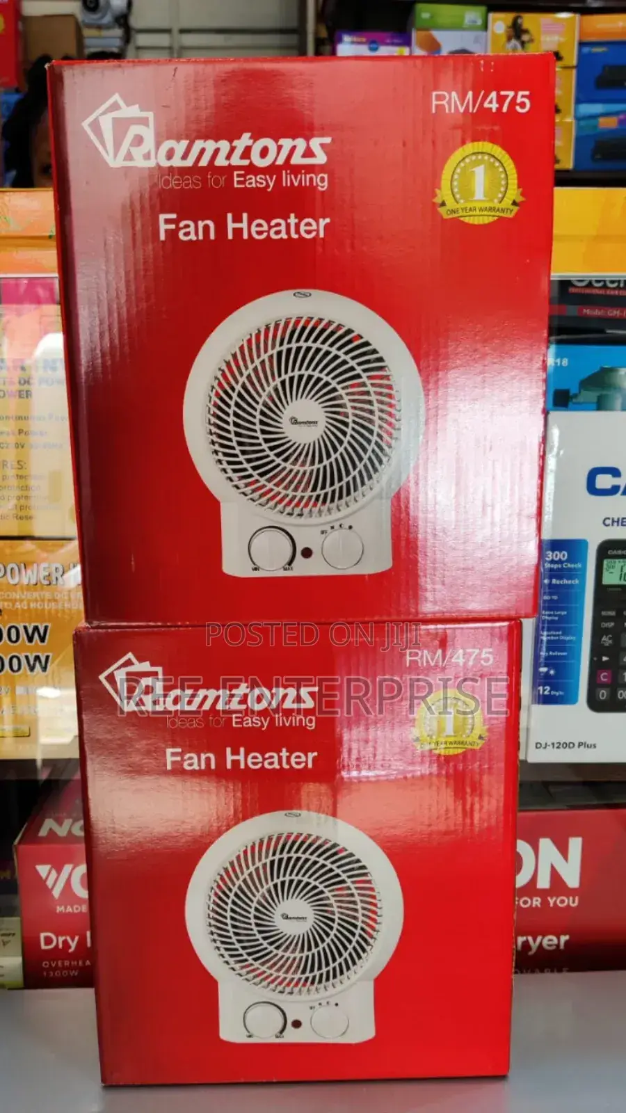 Ramtons Fan Heater Rm475 New Model