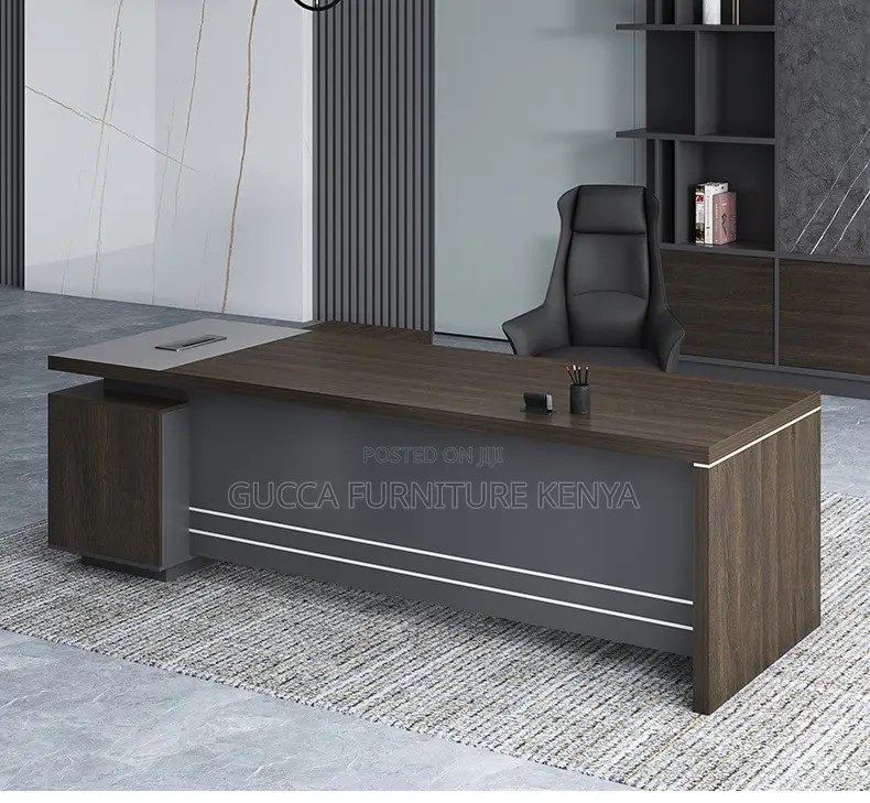 Office Desk:1800mm Solid Wood President Business Table