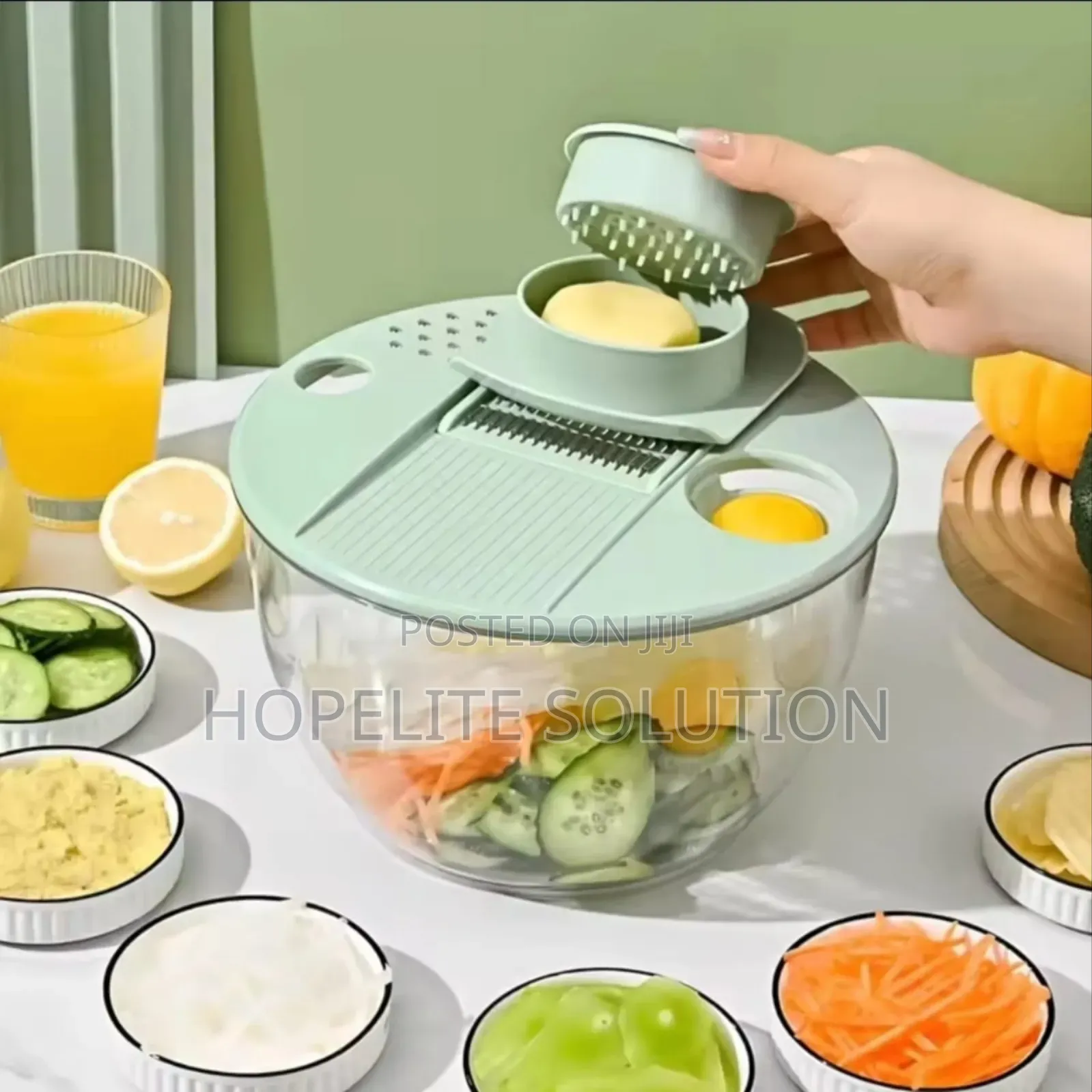 8pcs Salad Spinner With Vegetables Chopper