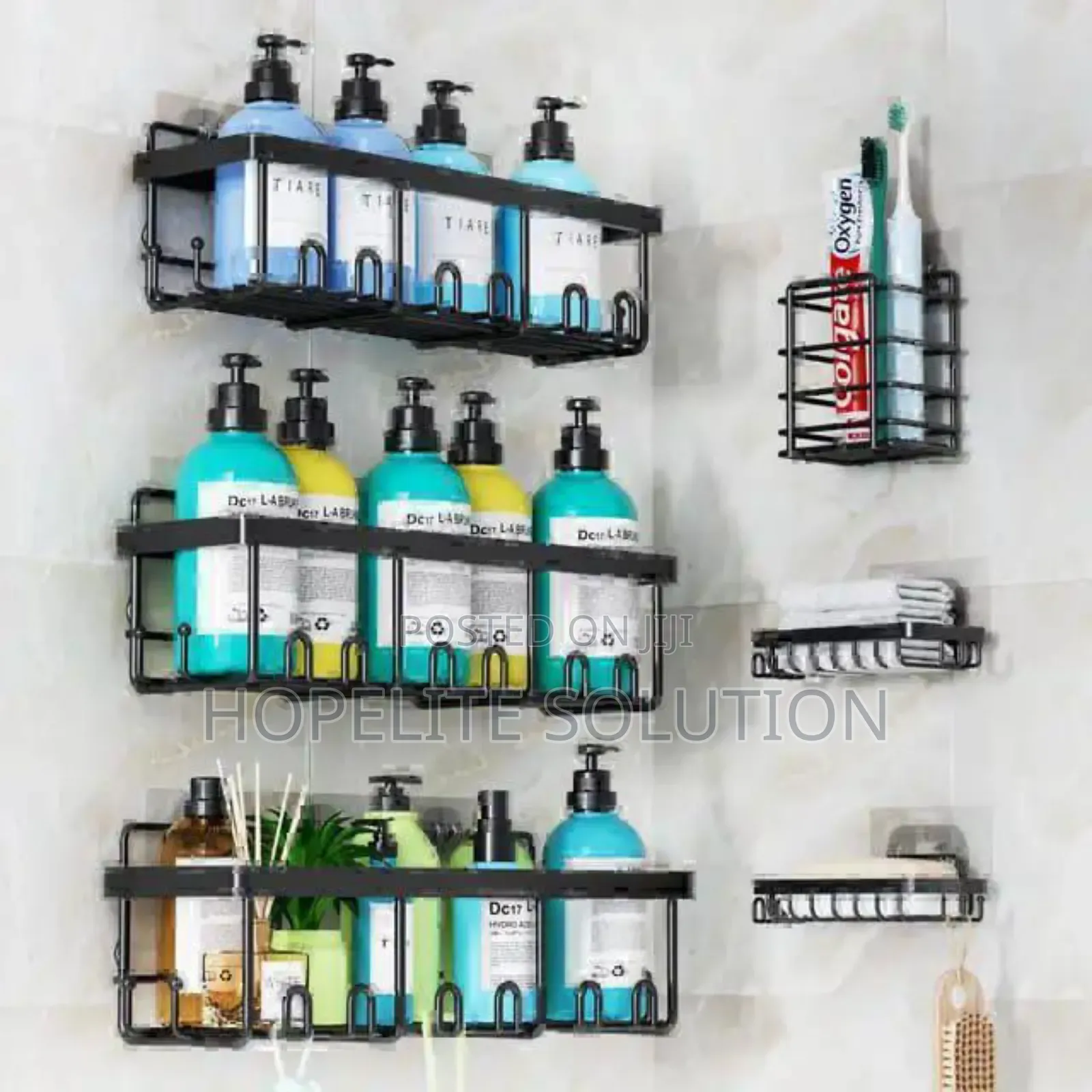 6 PCS Bathroom Organizer