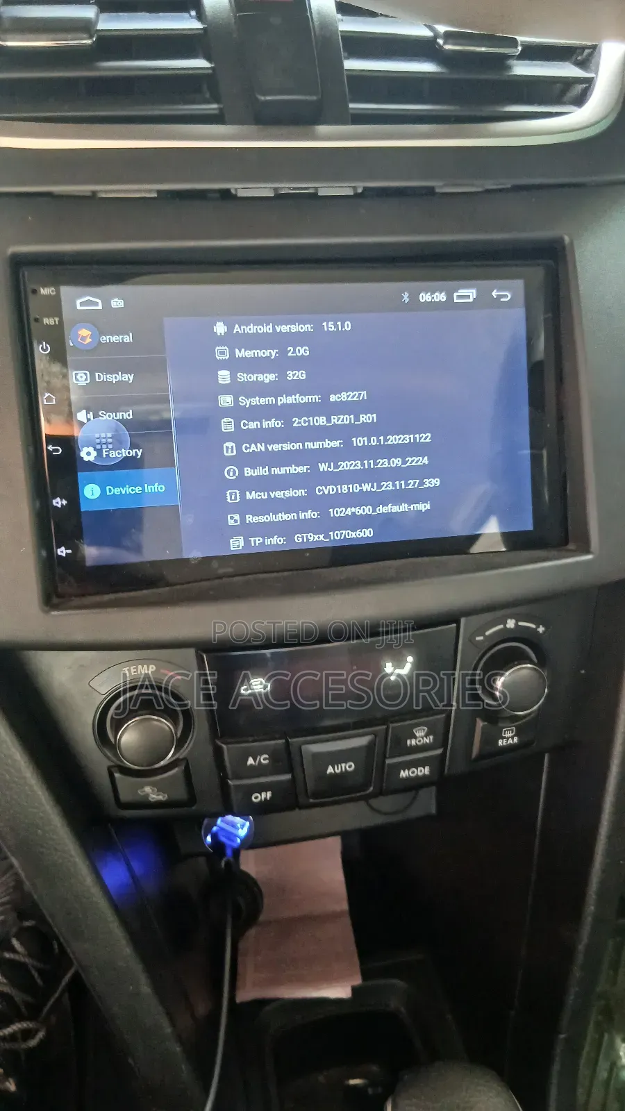 7 Inch Car Android Radio 1 Year Warranty
