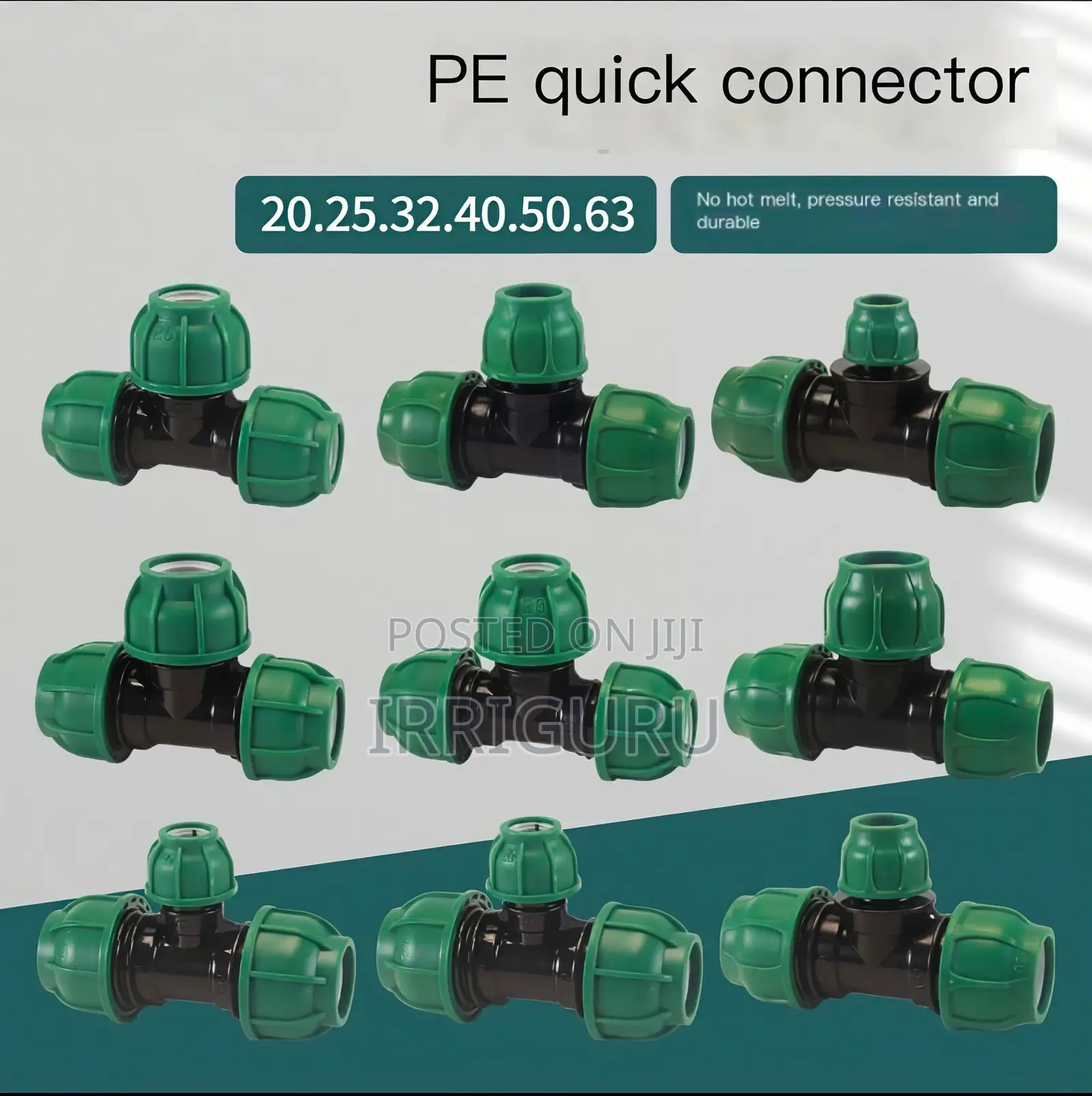 Hdpe Compression Tee Fittings 20-110 Mm Used for Pipes