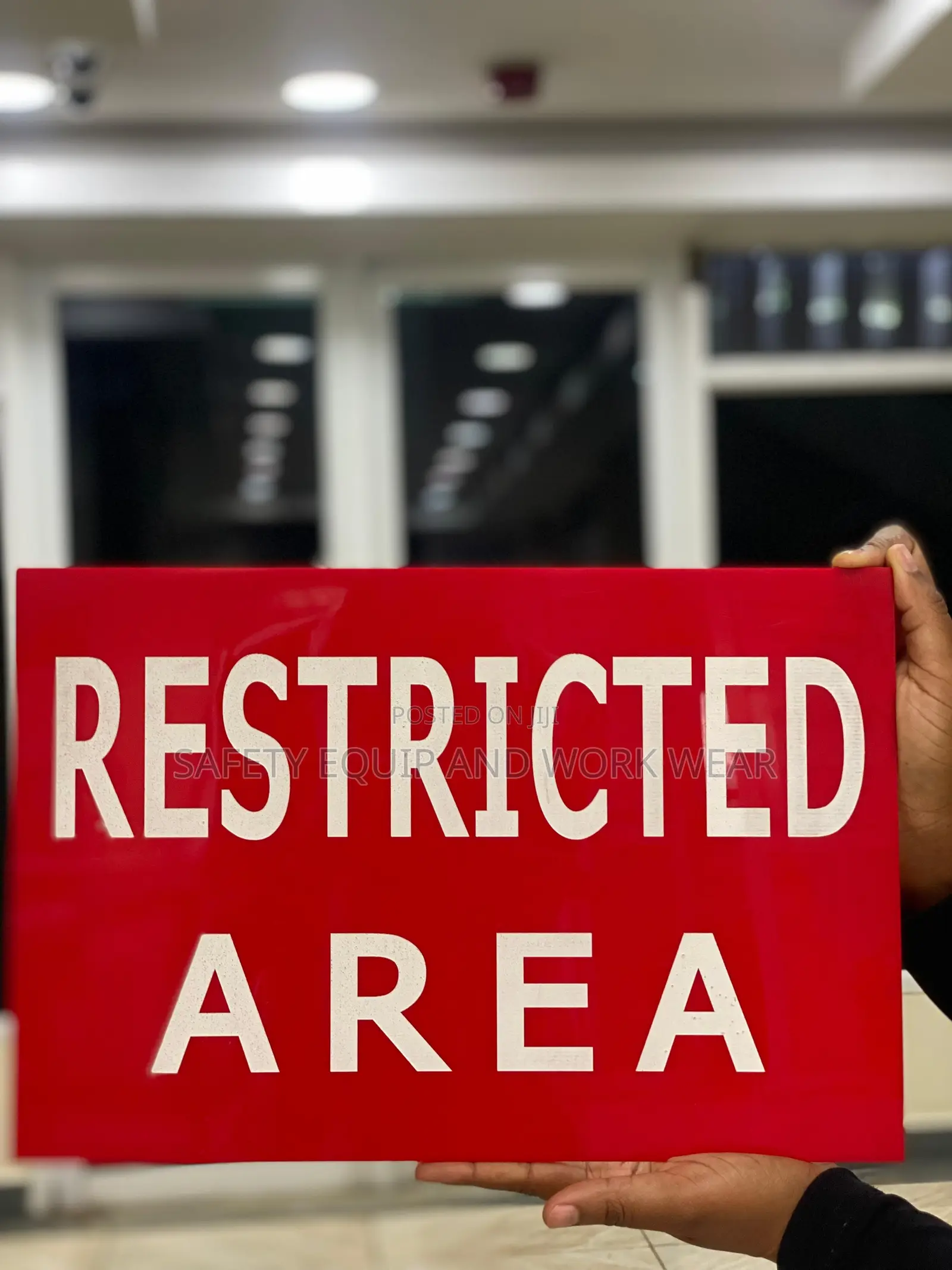 Restricted Area Sign – Forklift Operating Area