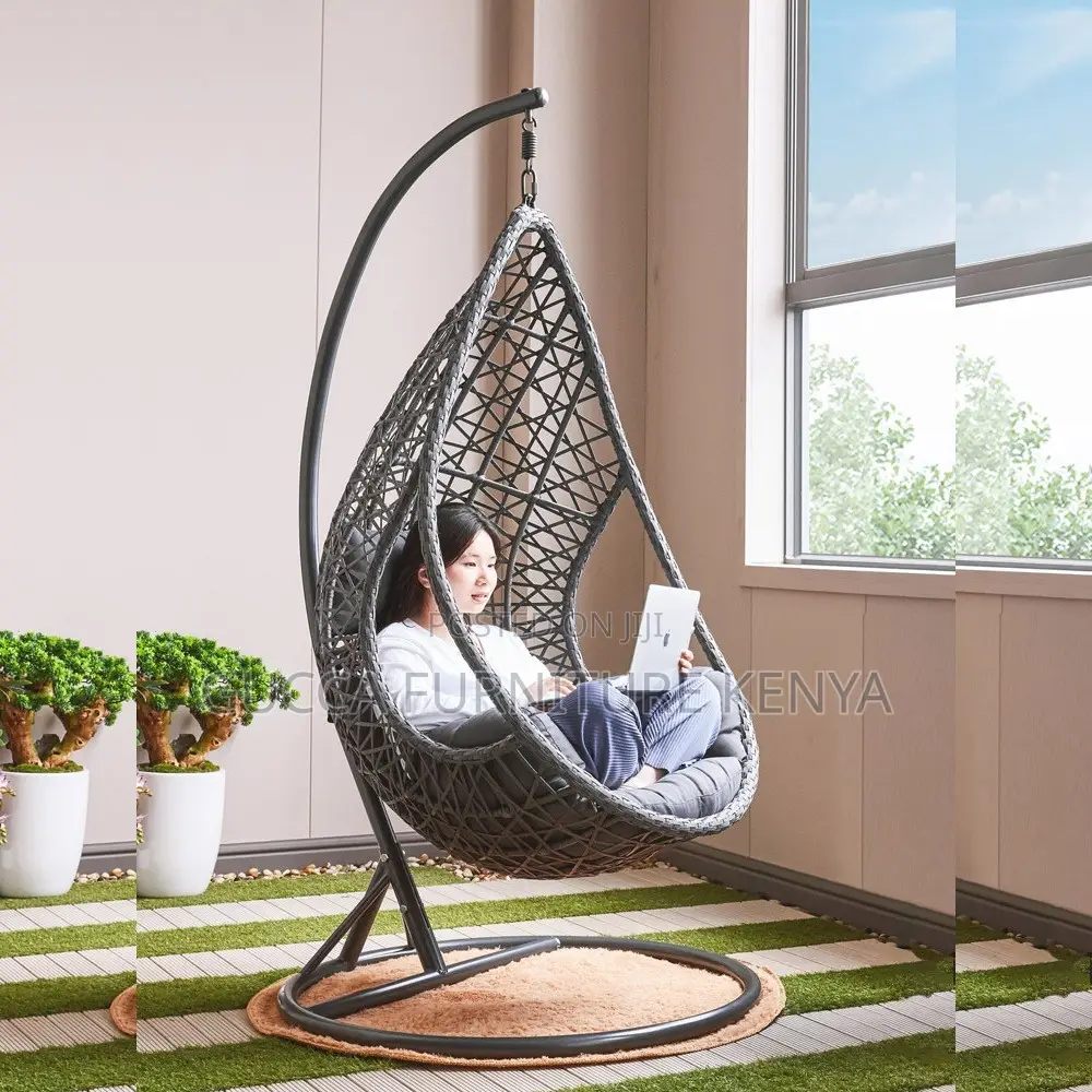Office Chair: Indoor Outdoor Fabric Hammock Swing Chair