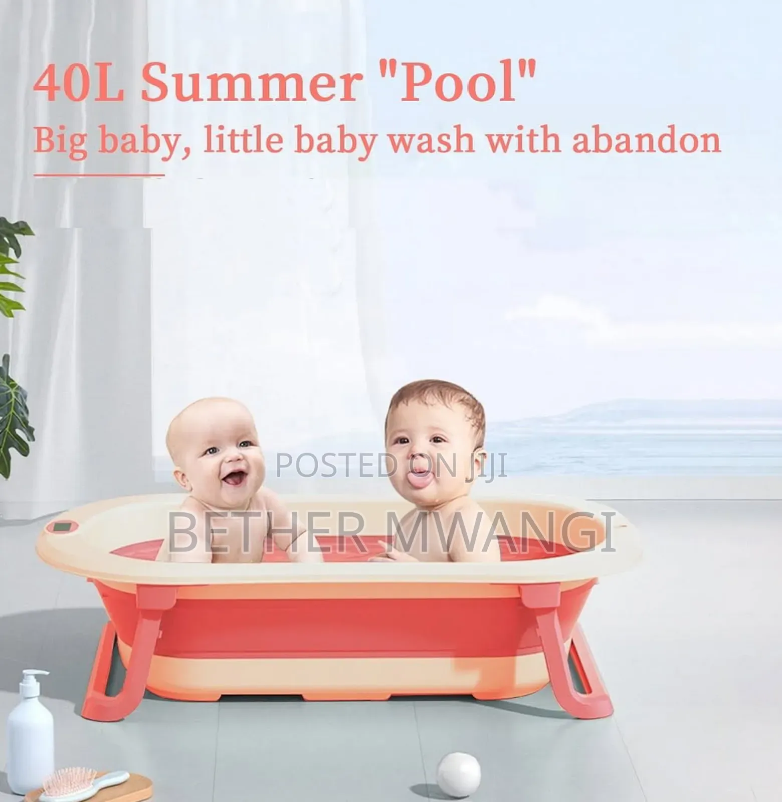 2-in 1 Foldable Basin+ Bath Toys in Kenya