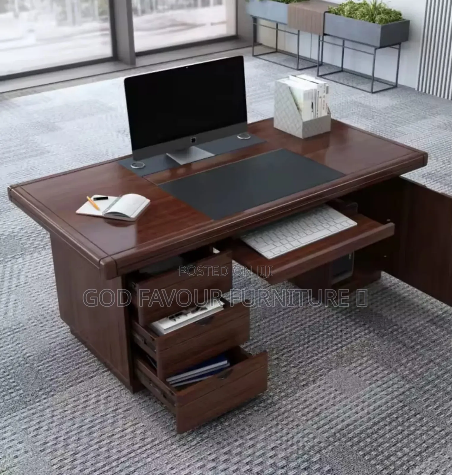 Brown Executive Office Desk Uhg5f