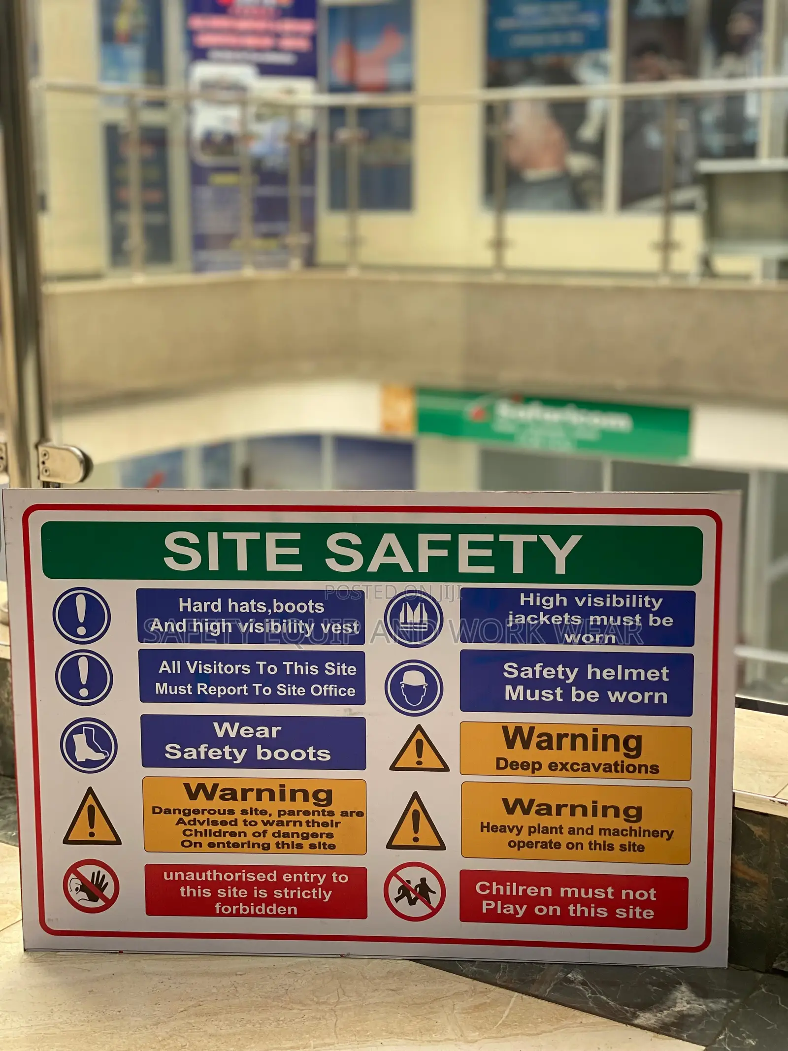 Site Safety Sign – Work In Progress – Keep Out