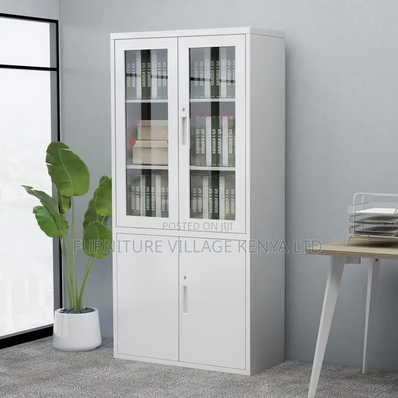 Cabinets: Premium Metallic 2-Door Office Storage Solution