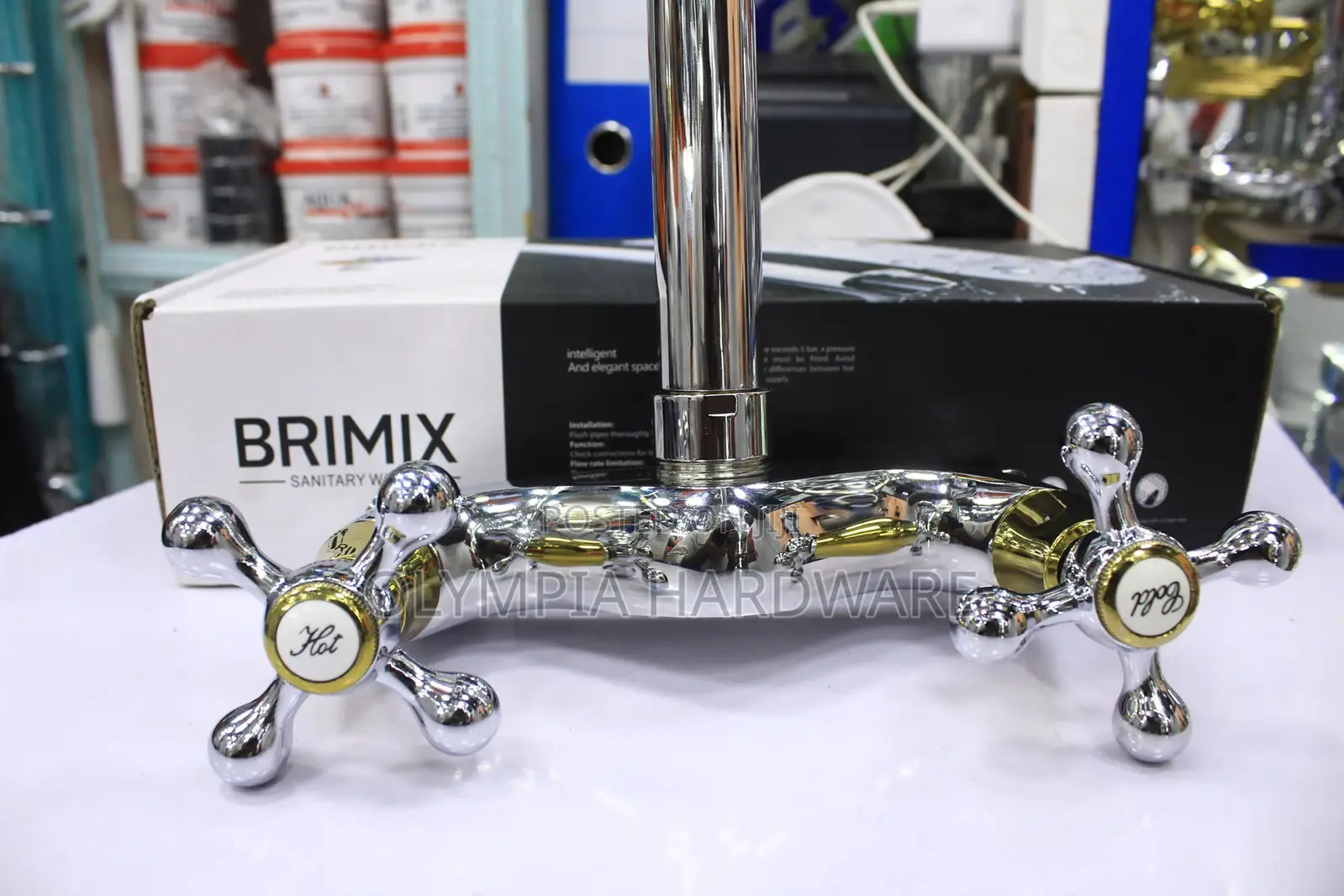 Brimix Kitchen Mixer Gold (Wall)