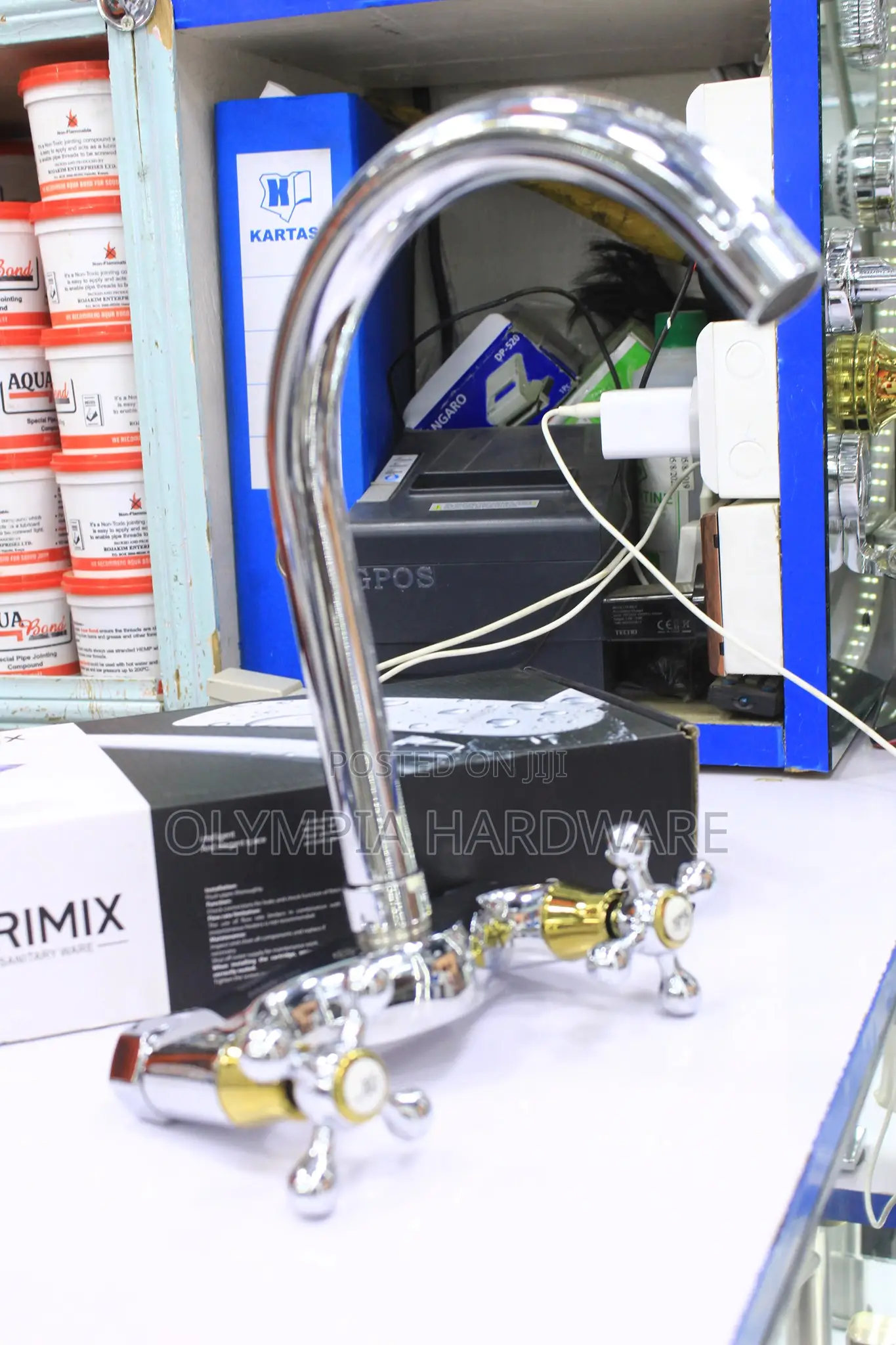 Brimix Kitchen Mixer Gold (Wall)