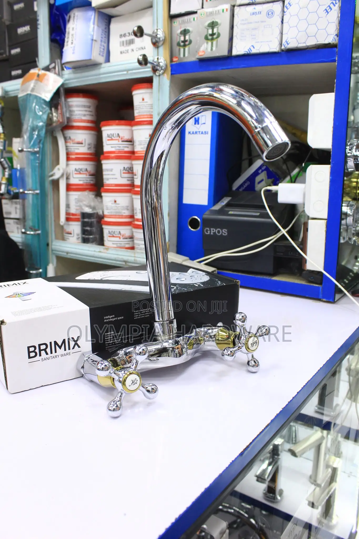 Brimix Kitchen Mixer Gold (Wall)