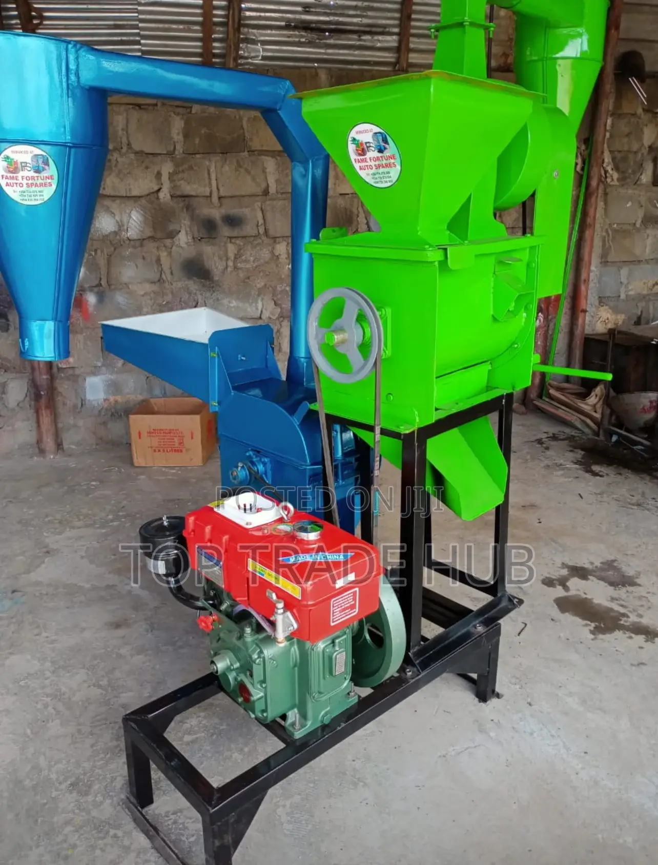 Heavy Duty Grade 1 Flour Posho Mill With Diesel Engine
