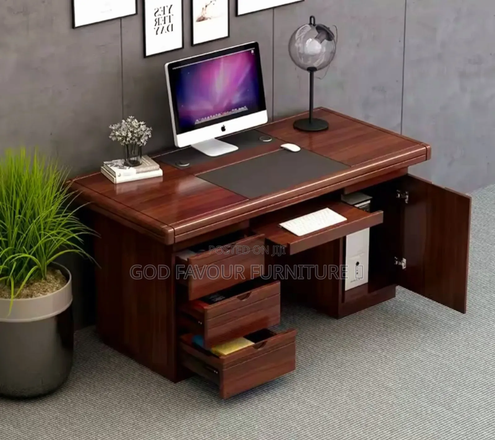 Elegant Executive Office Desk/Table With Drawers Fd3ew