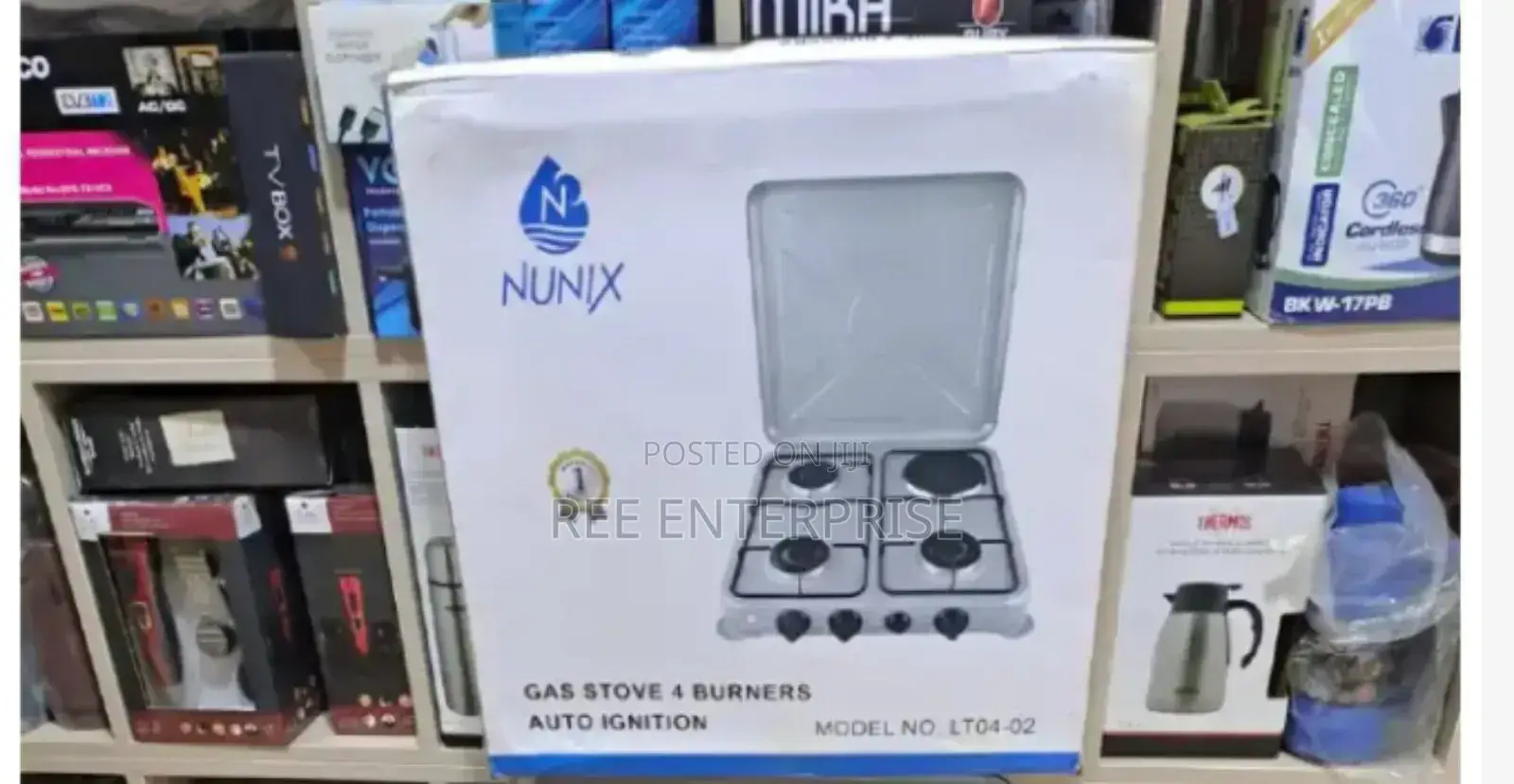 Best Nunix Table Top Cooker 3 Gas + 1 Electric Burner Stove