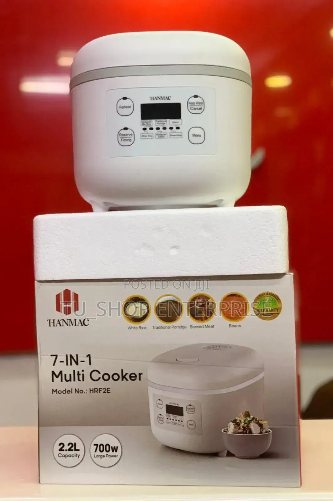 Multicooker Cooker##7 in 1 Hanmac Multi Cooker 2.2l