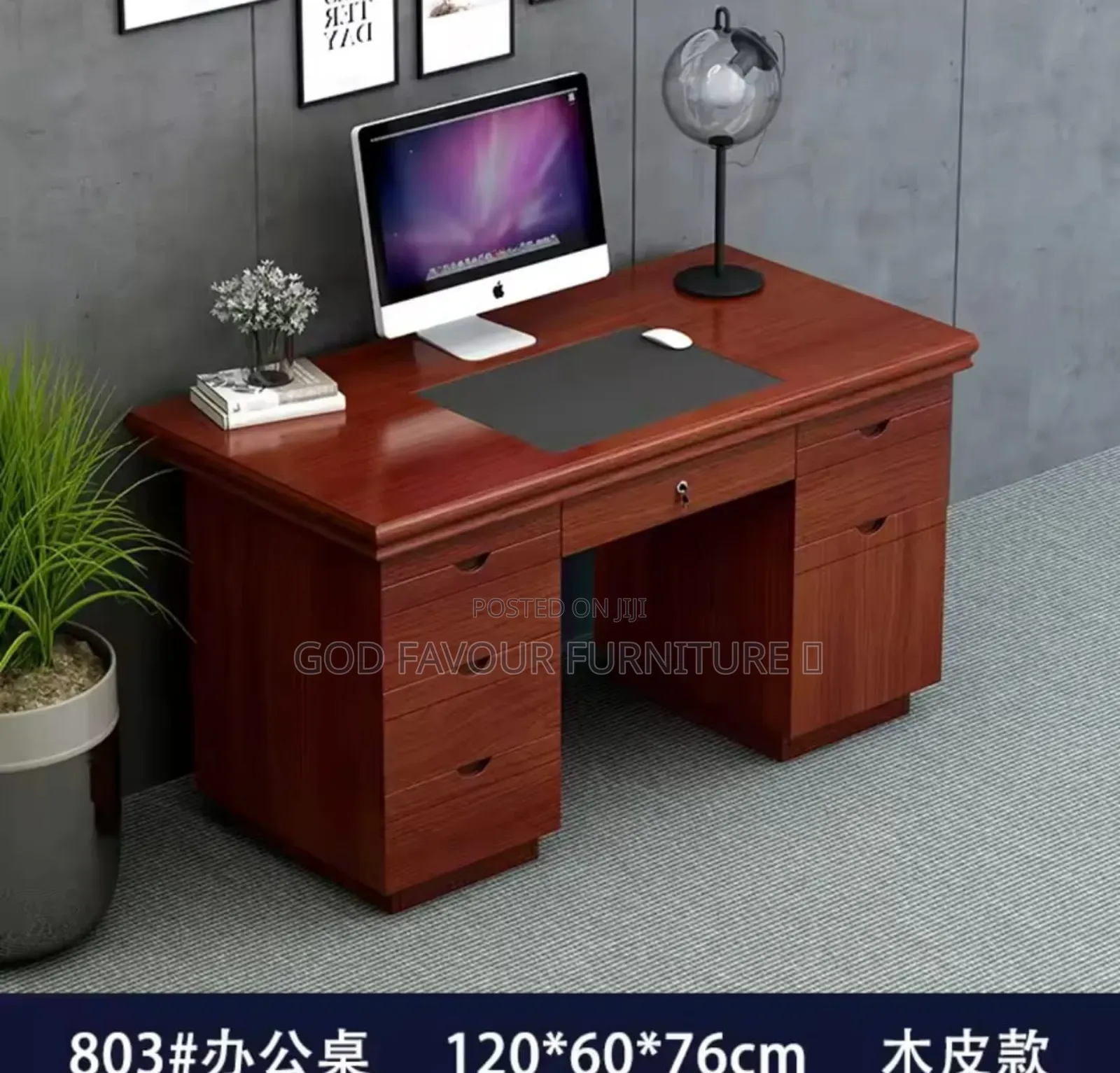 Generic Executive Office Desk Brown Tc7uh