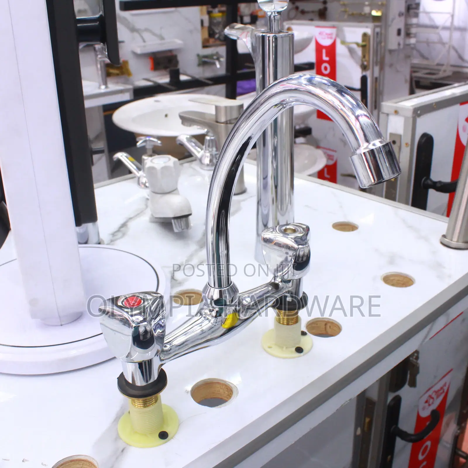 Lirlee Pillar Kitchen Mixer (Double Knob)