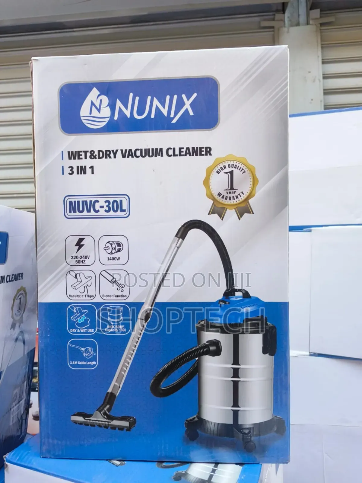 30 Litres Nunix Wet And Dry Vacuum Cleaner
