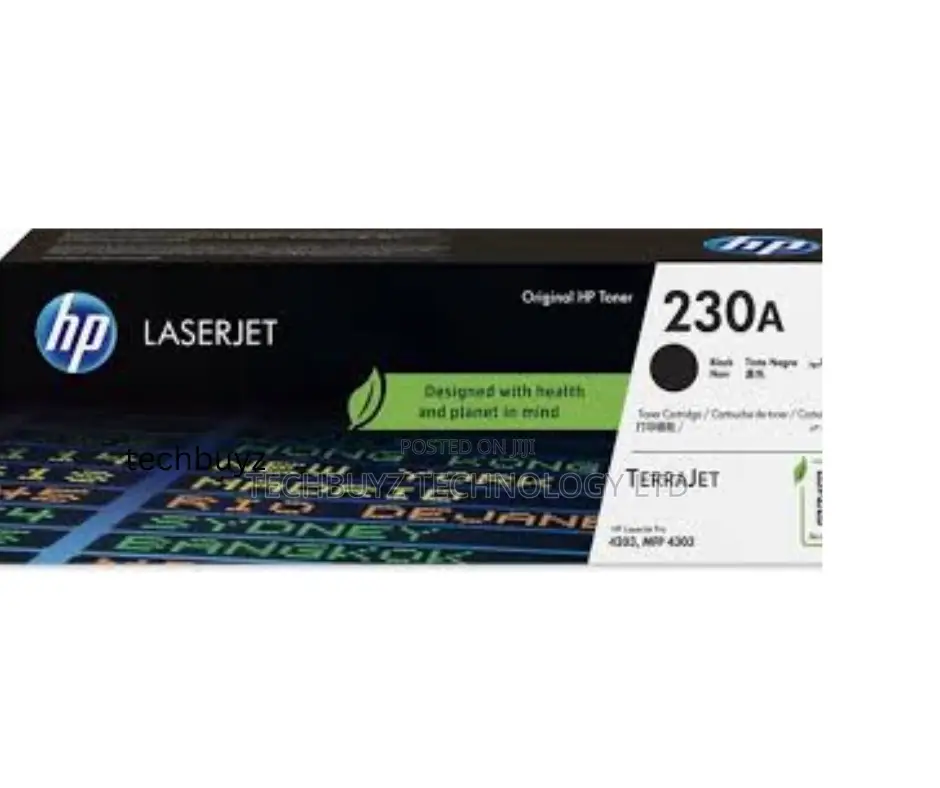 Hp 230a Black Original Laserjet Toner Cartridge / W2300a