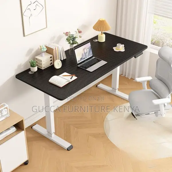Office Desk: Electric Automated Adjustment Table-1.2 Meters