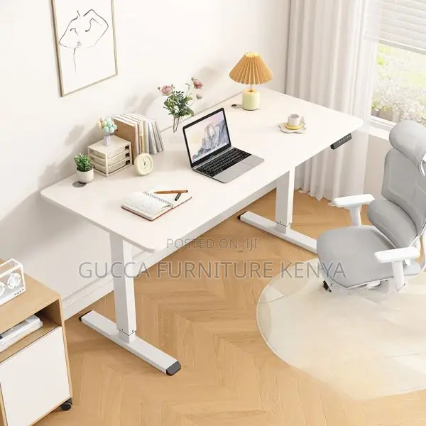Office Desk: Electric Automated Adjustment Table-1.2 Meters