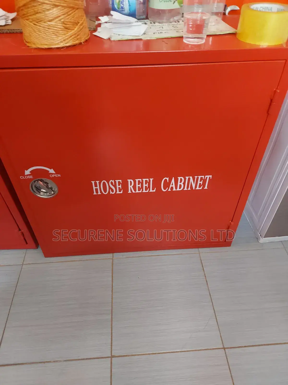 Fire Hose Reel Cabinet(17250ksh) With A Fire Hose Reel