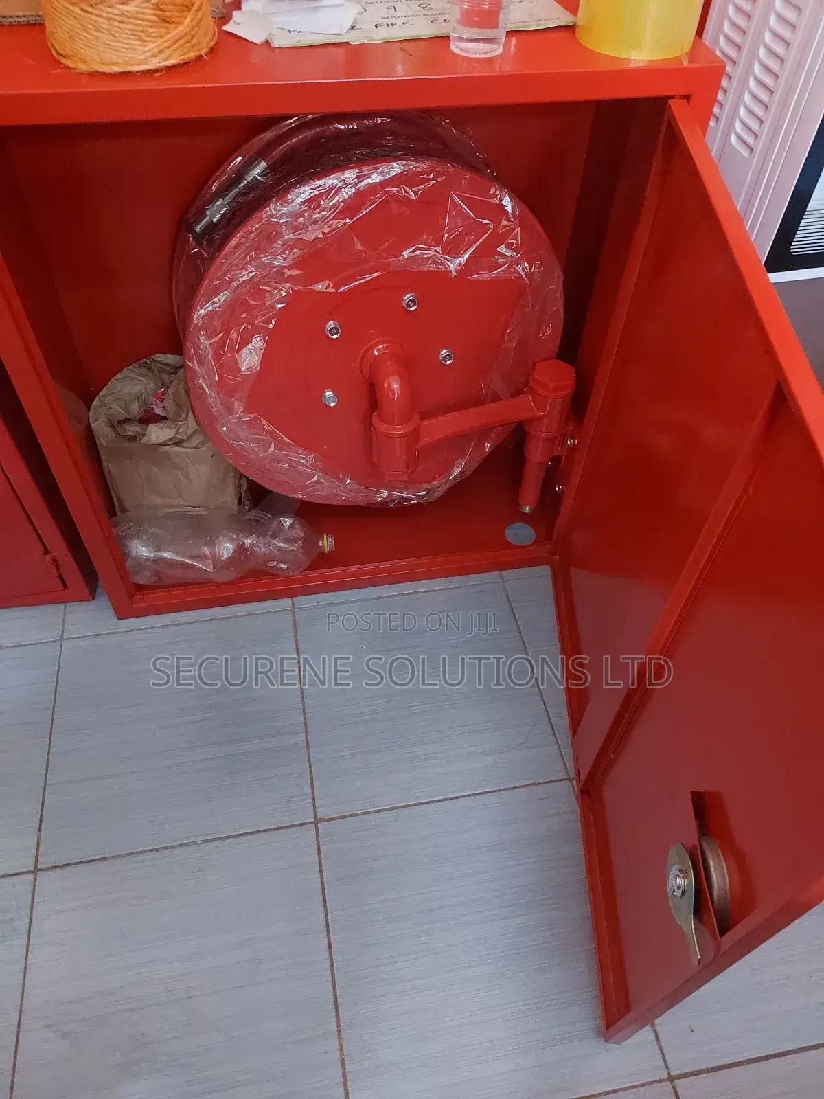Fire Hose Reel Cabinet(17250ksh) With A Fire Hose Reel