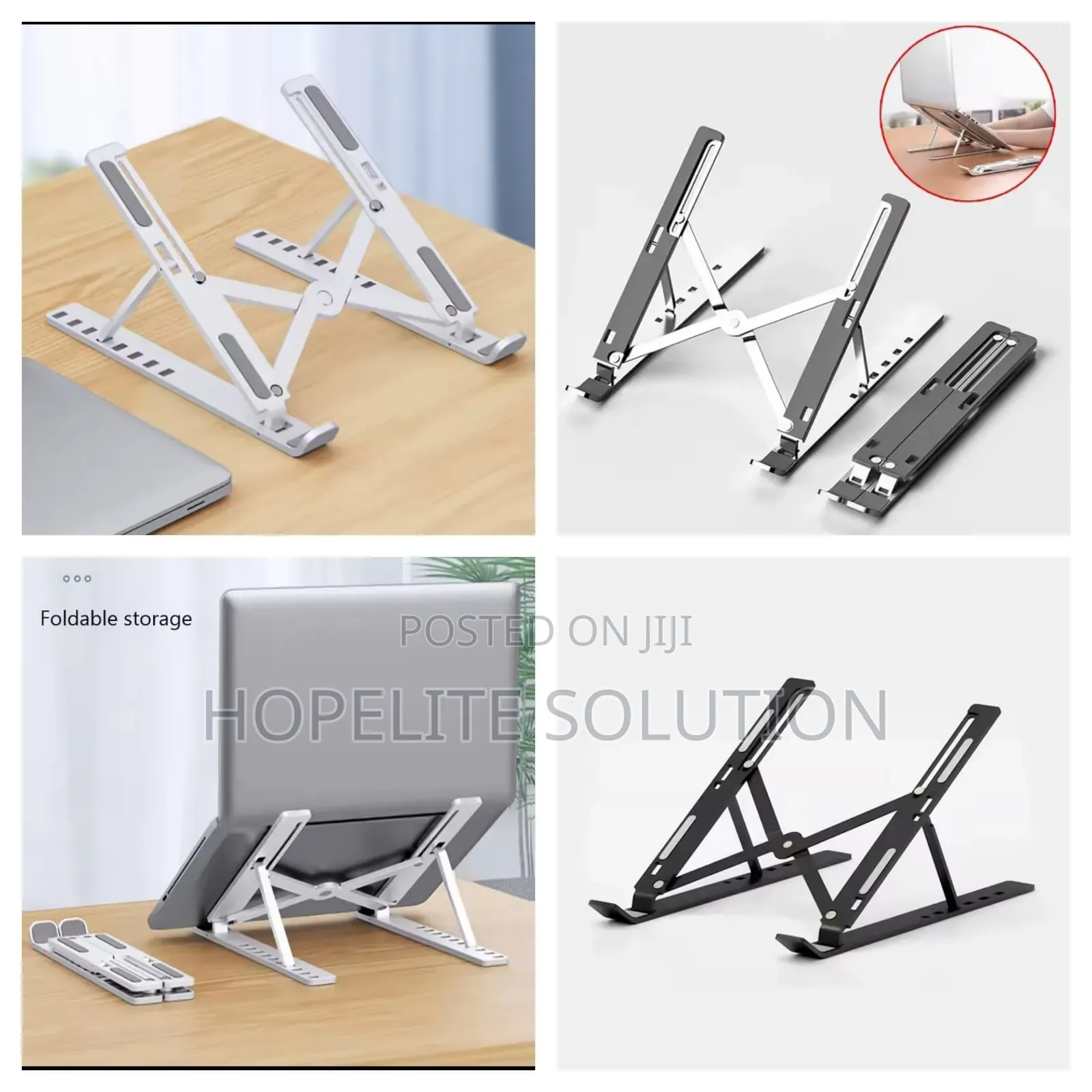 Metallic Laptop Stand