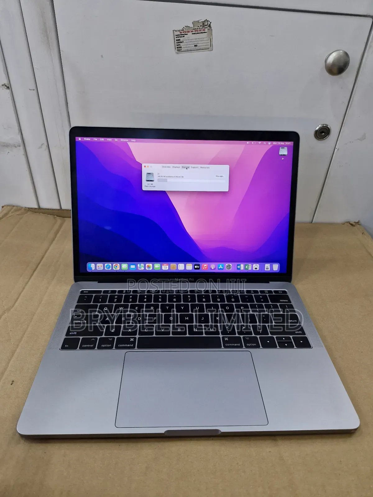 Laptop Apple MacBook Pro 2016 8GB Intel Core I5 SSD 256GB
