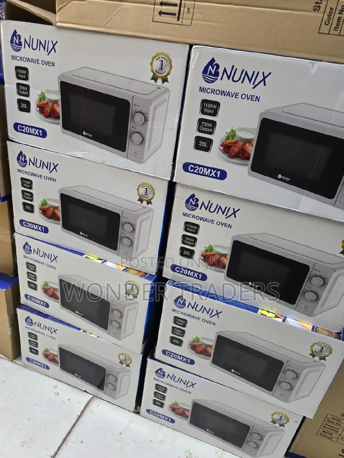 Nunix 20 Litres Manual Setting Microwave Oven.