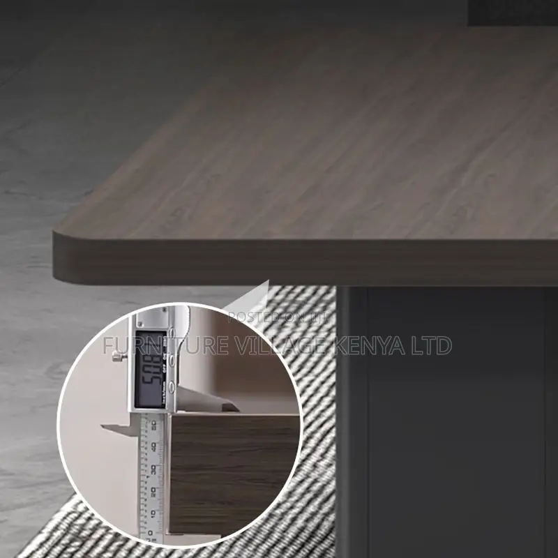 Office Table: Large Solid Wood Meeting Table – Seats 12-14