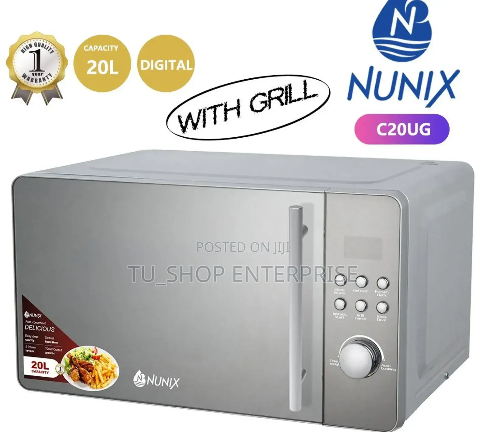 Microwave##N 20 Litres Nunix Digital With Grill