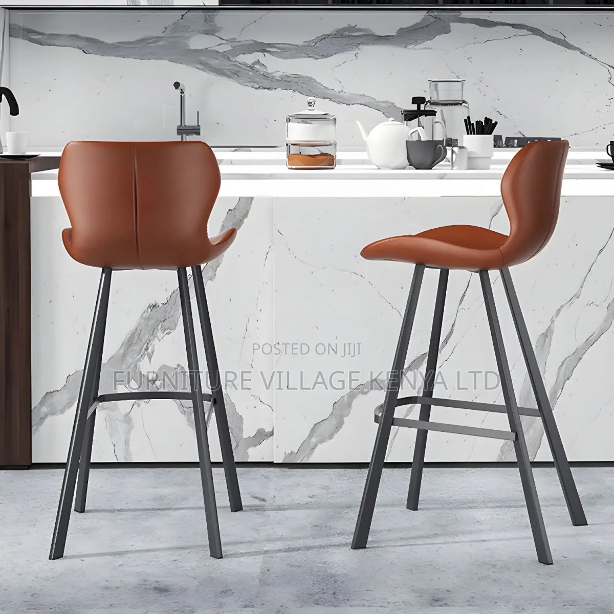 Office Stool:Office Non-Swivel Low-Back Stool With Footrest