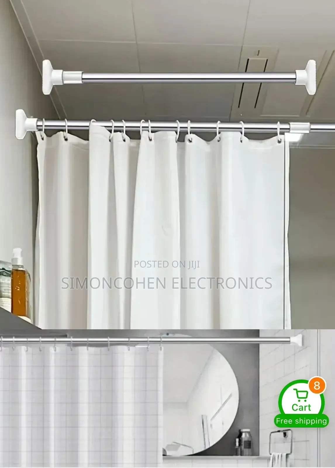 Multipurpose Extendable/Adjustable Telescopic Rod