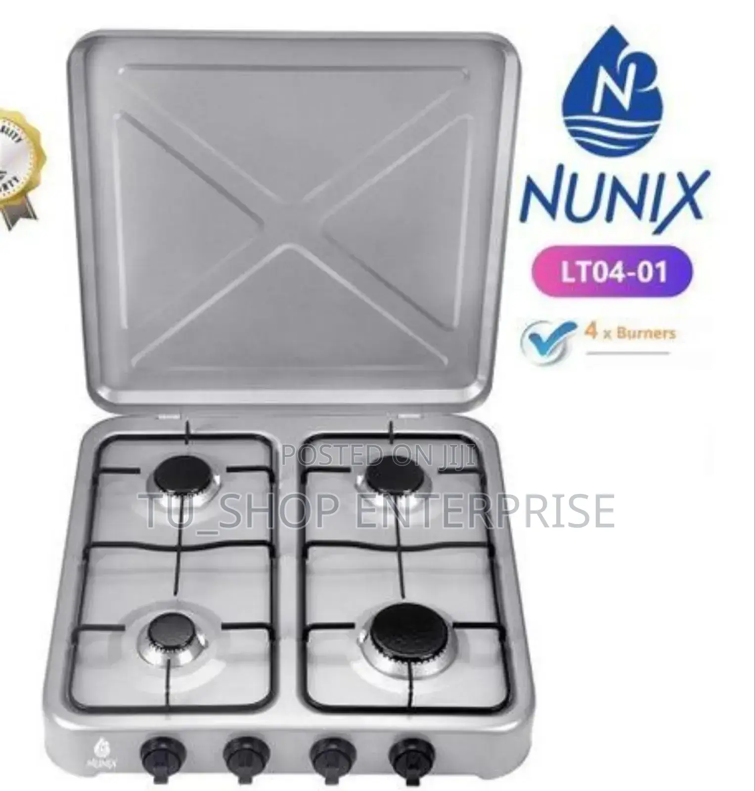 Cooker!!Nunix Full Gas 4 Burner Table Top