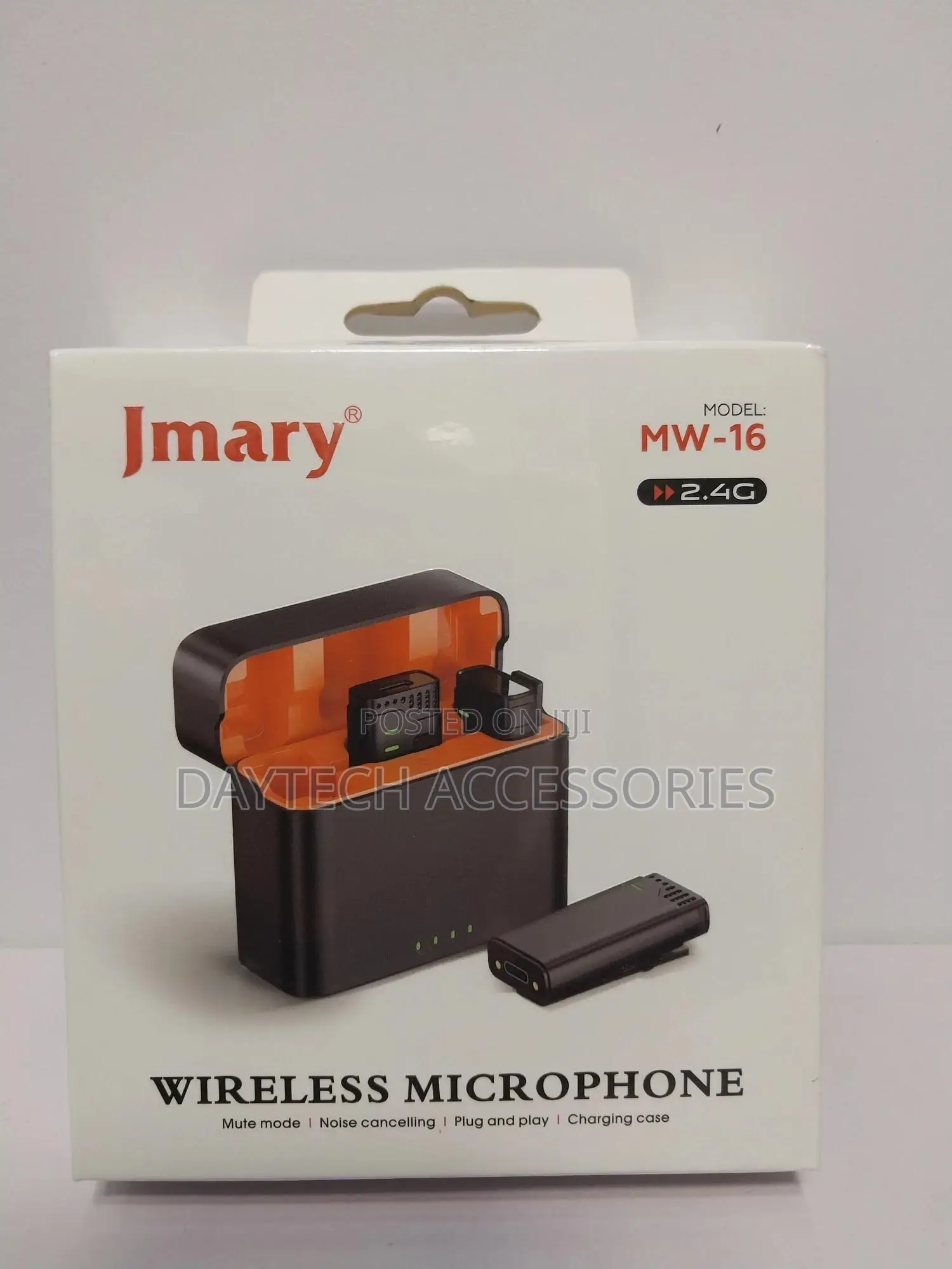 Jmary Mw-16 Wireless Microphone Plug Play 42-Hr Case!