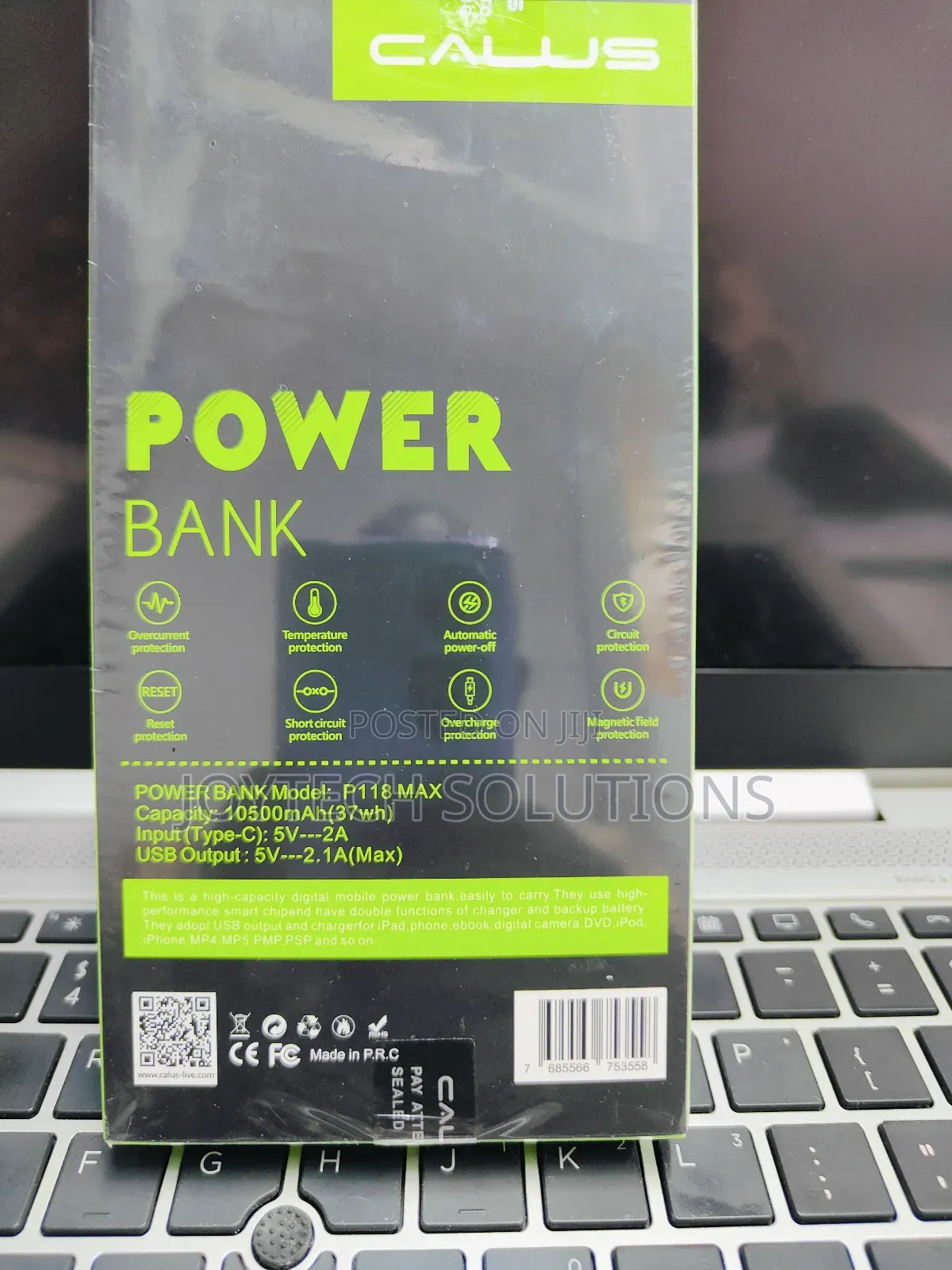 P118 Max Power Bank ( 10,500mah )