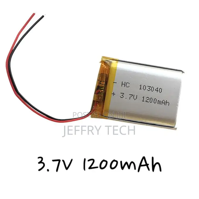 3.7v, 600 Mah Lipo Battery