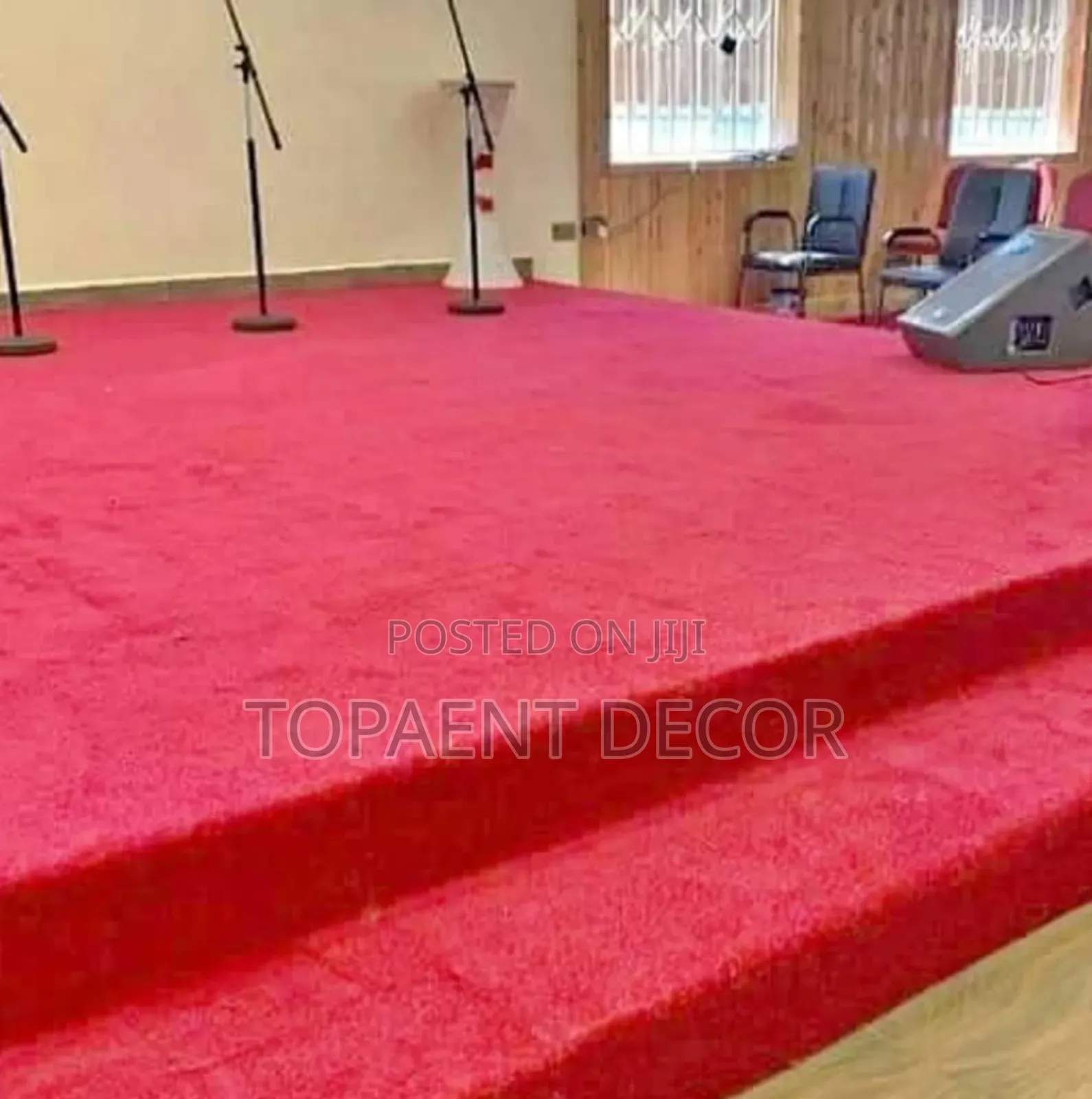 Church Altar Red Vip Wall to Wall 10mm Thick Carpet