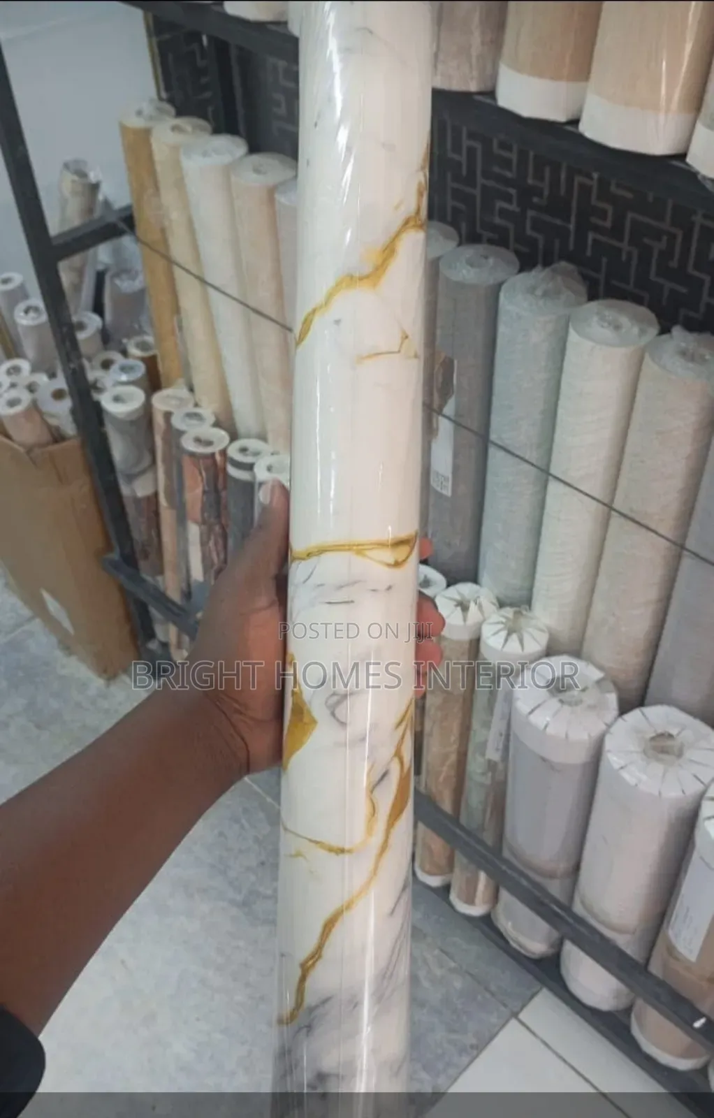 Mar Blue Gold Wallpaper New Stock
