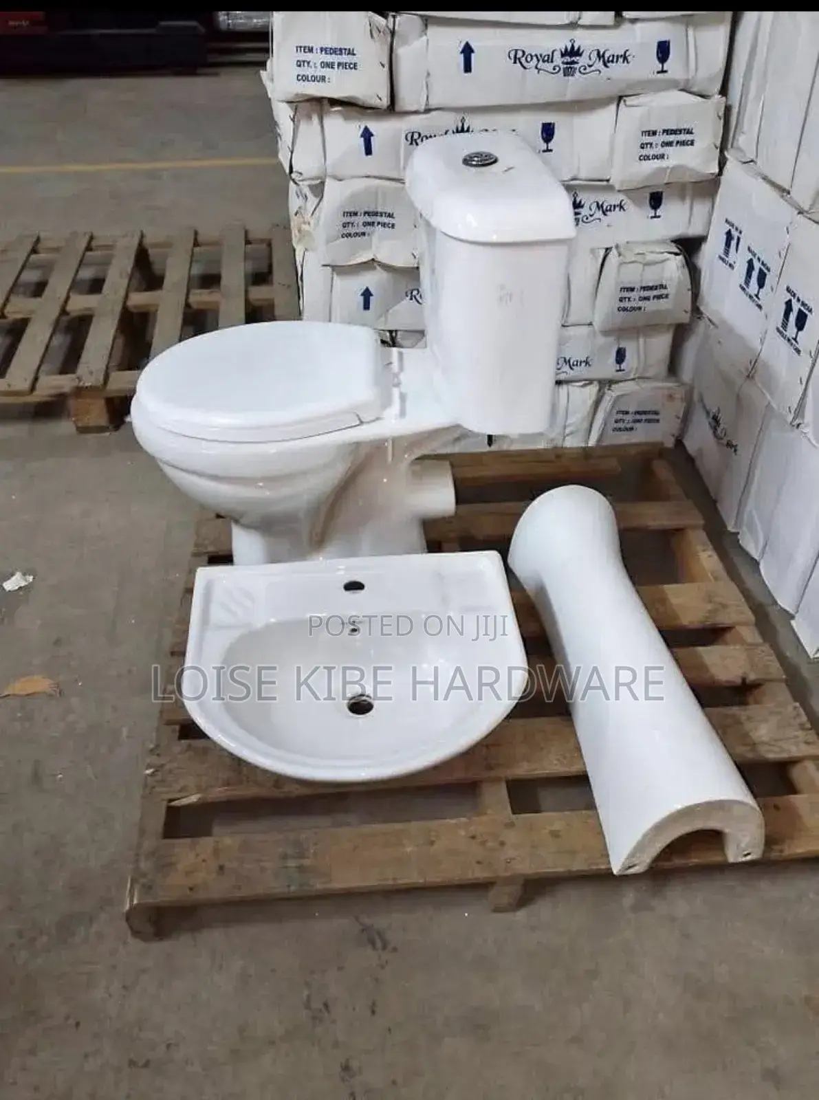 Toilet, Handwash Basin and Stand Available