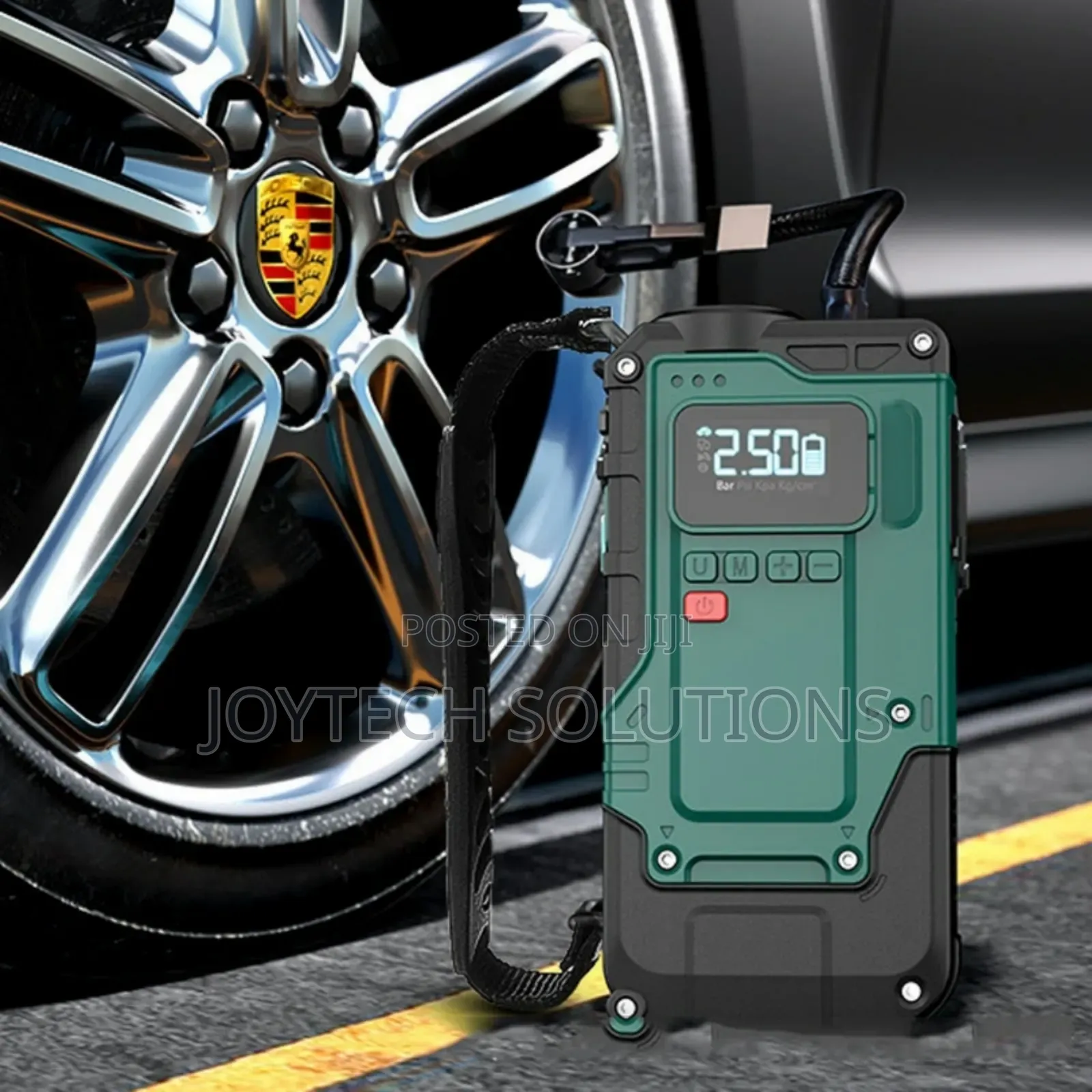 Emergency Kit Tire Inflator Jump Starter Portable