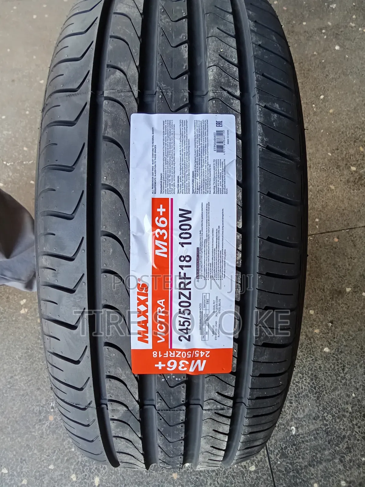 245/50zrf18 Maxxis Victra Runflat M36+