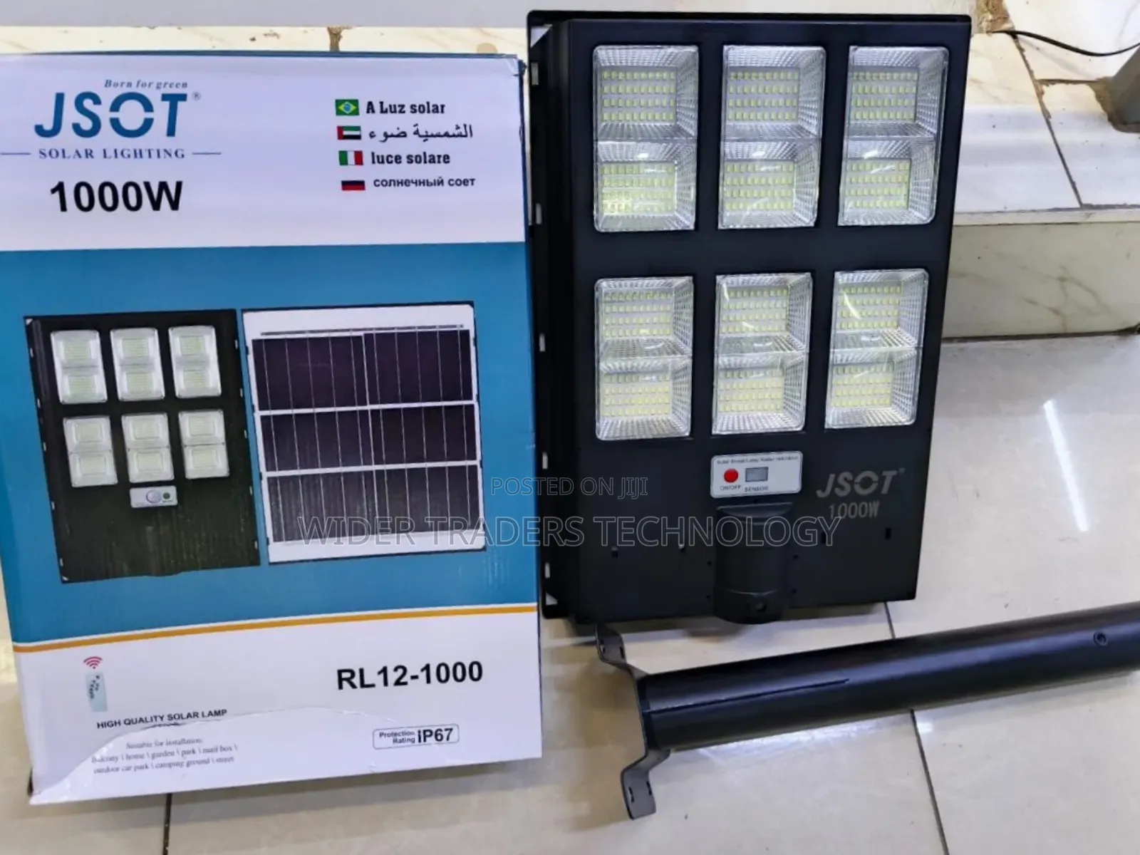 Jsot 1000w Solar Street Light With Pole