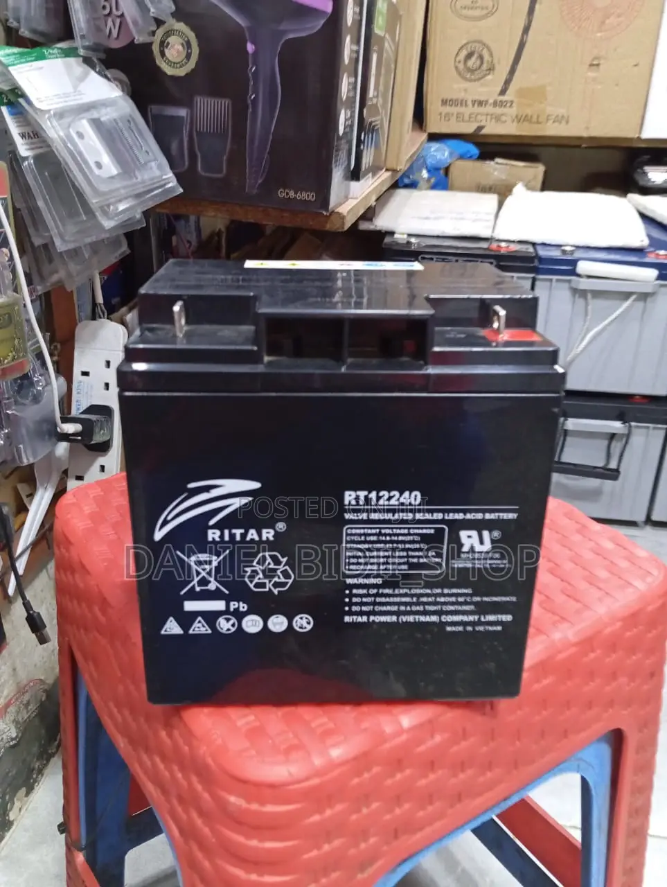 Ritar Rt12240 Valve Regulated Backup Battery 40ah