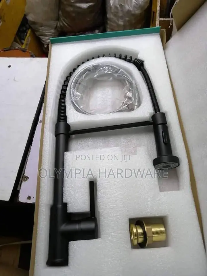 Kitchen Mixer Tap (Pullout) Black
