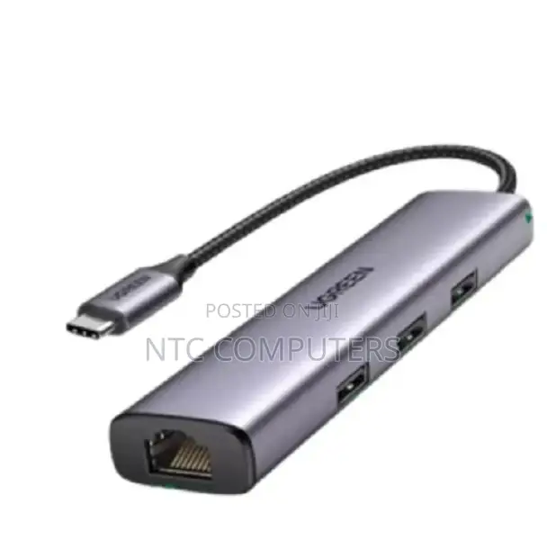 Ugreen Usb-C to 3×Usb3.0 Hub+Rj45 (1000m) Ethernet Adapter