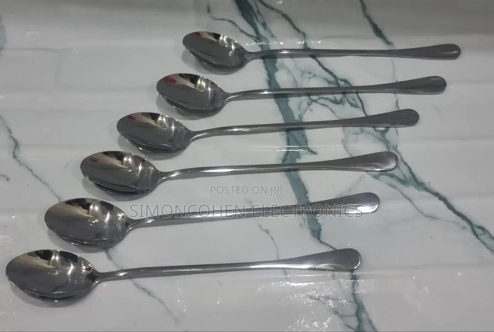 6pcs Boyuan Stainless Steel Long Tea Spoon